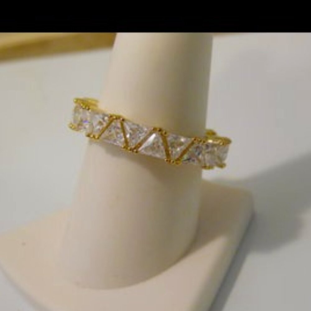 Radiance by Absolute Trilliant-cut Eternity Ring Size 9